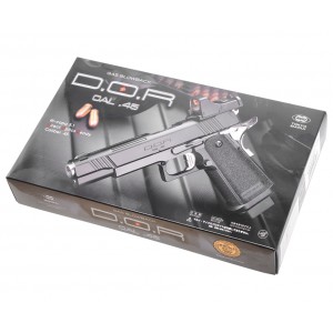 Страйкбольный пистолет TOKYO MARUI COLT 1911 Hi-Capa 5.1 D.O.R, GBB, пластик, черный, 142924